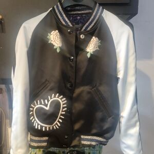 Coach x Keith Haring Reversible Embroidered & Printed Bomber Jacket